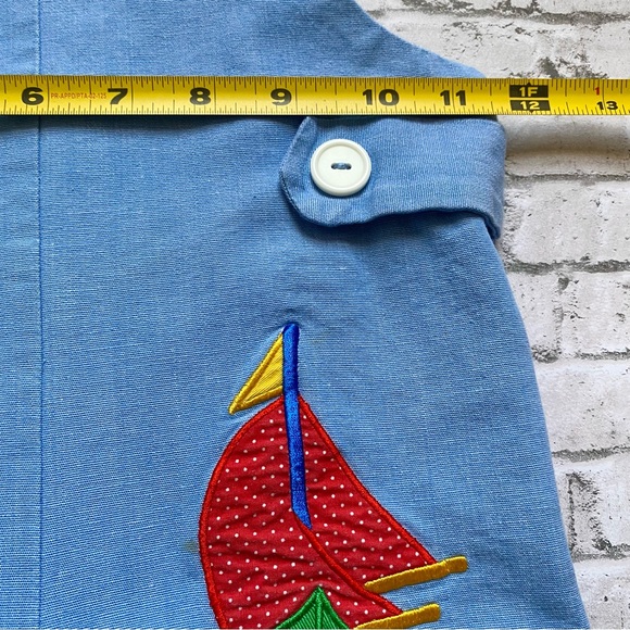 Vintage Samara Sailboat Appliqué Romper - Picture 7 of 9